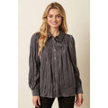 CRINKLE SATIN SHIRT