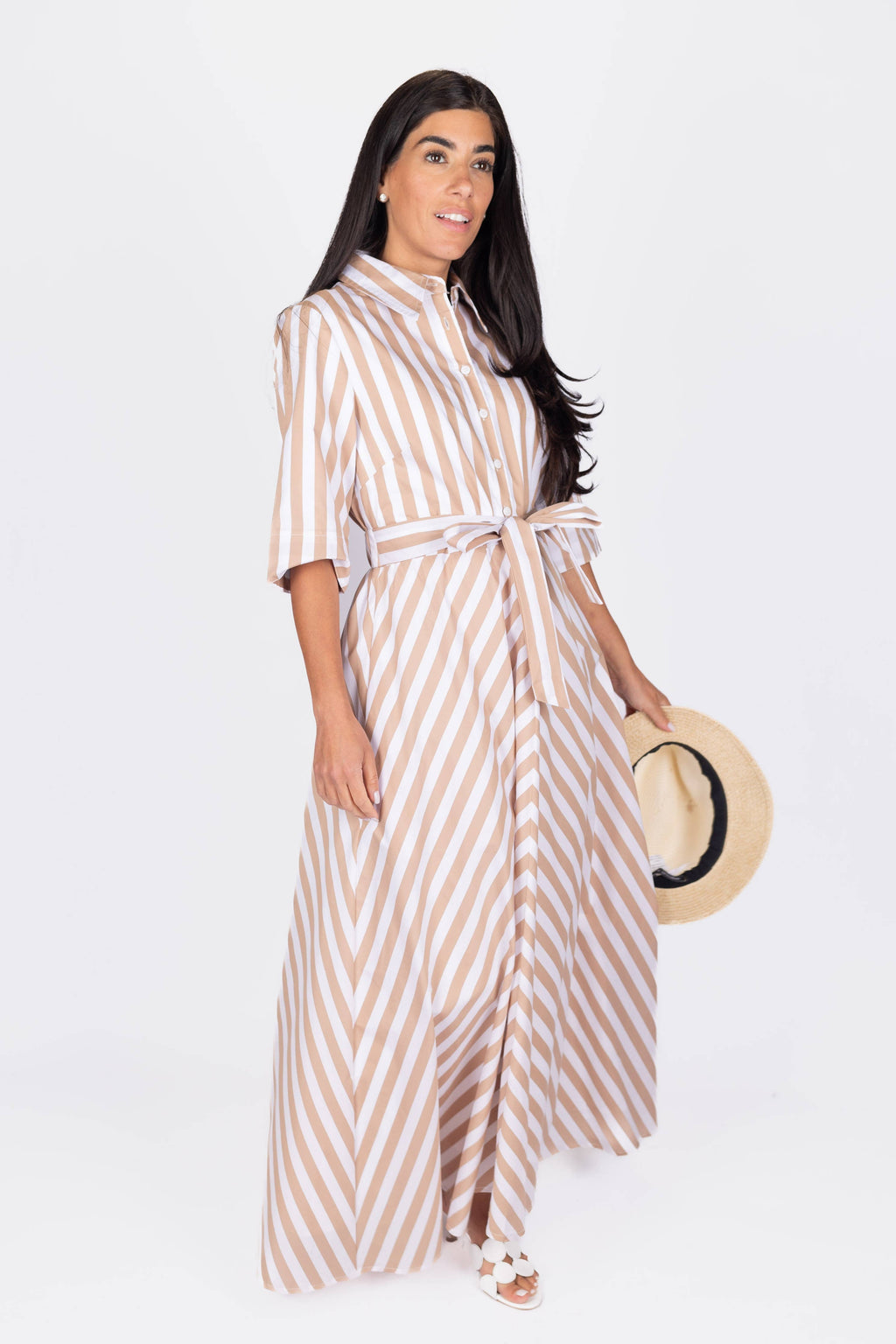 ANIKA DRESS (KHAKI)