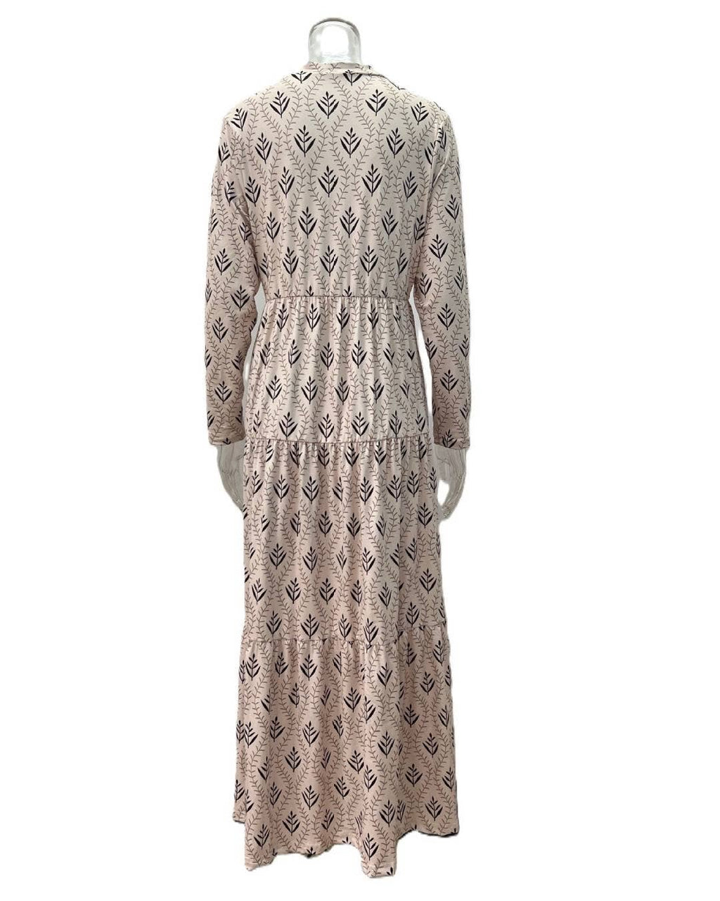 Vintage Print Fashion Maxi Dress