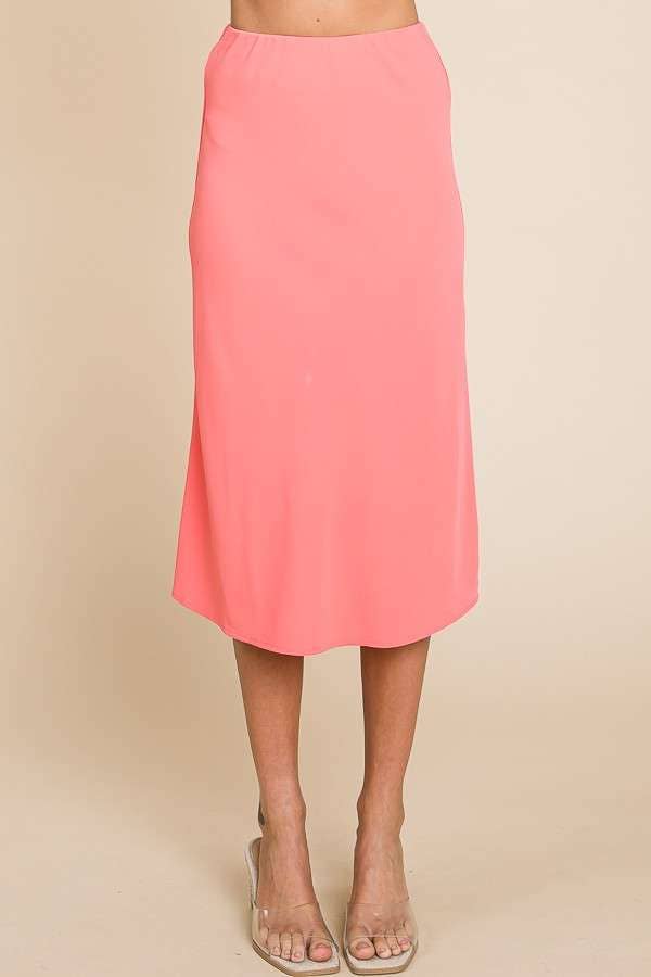 CWS1588 - BIAS A LINE SKIRT