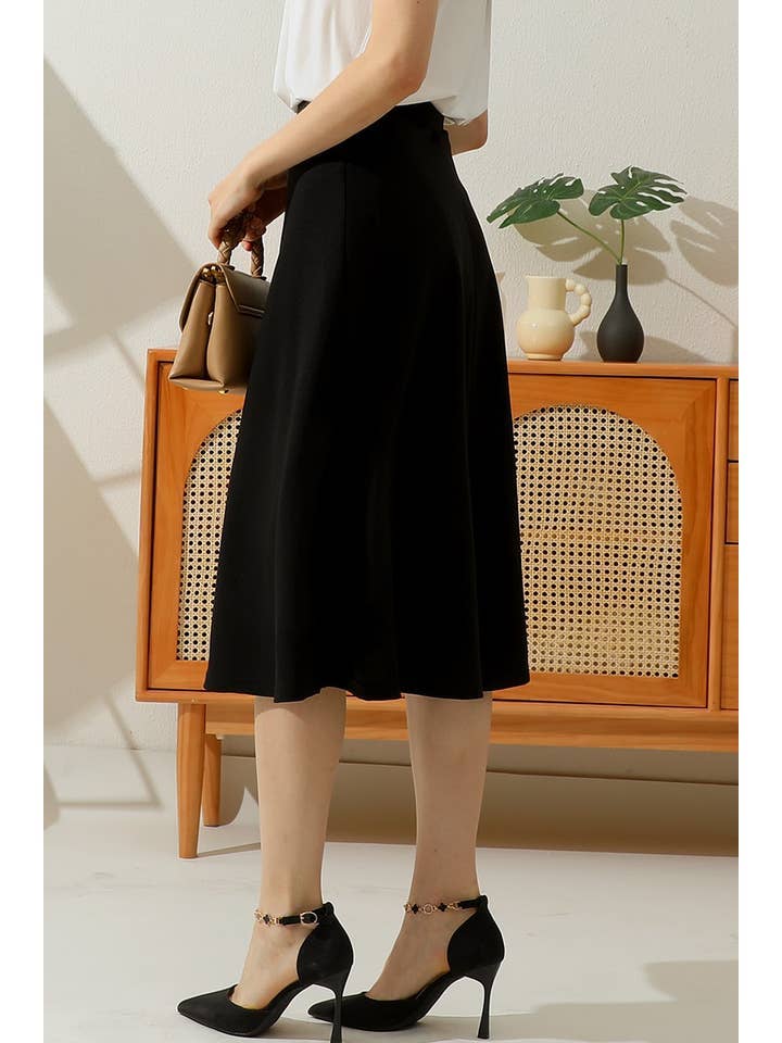 FLARE FLOUNCE A LINE MAXI LONG KNEE SKIRTS