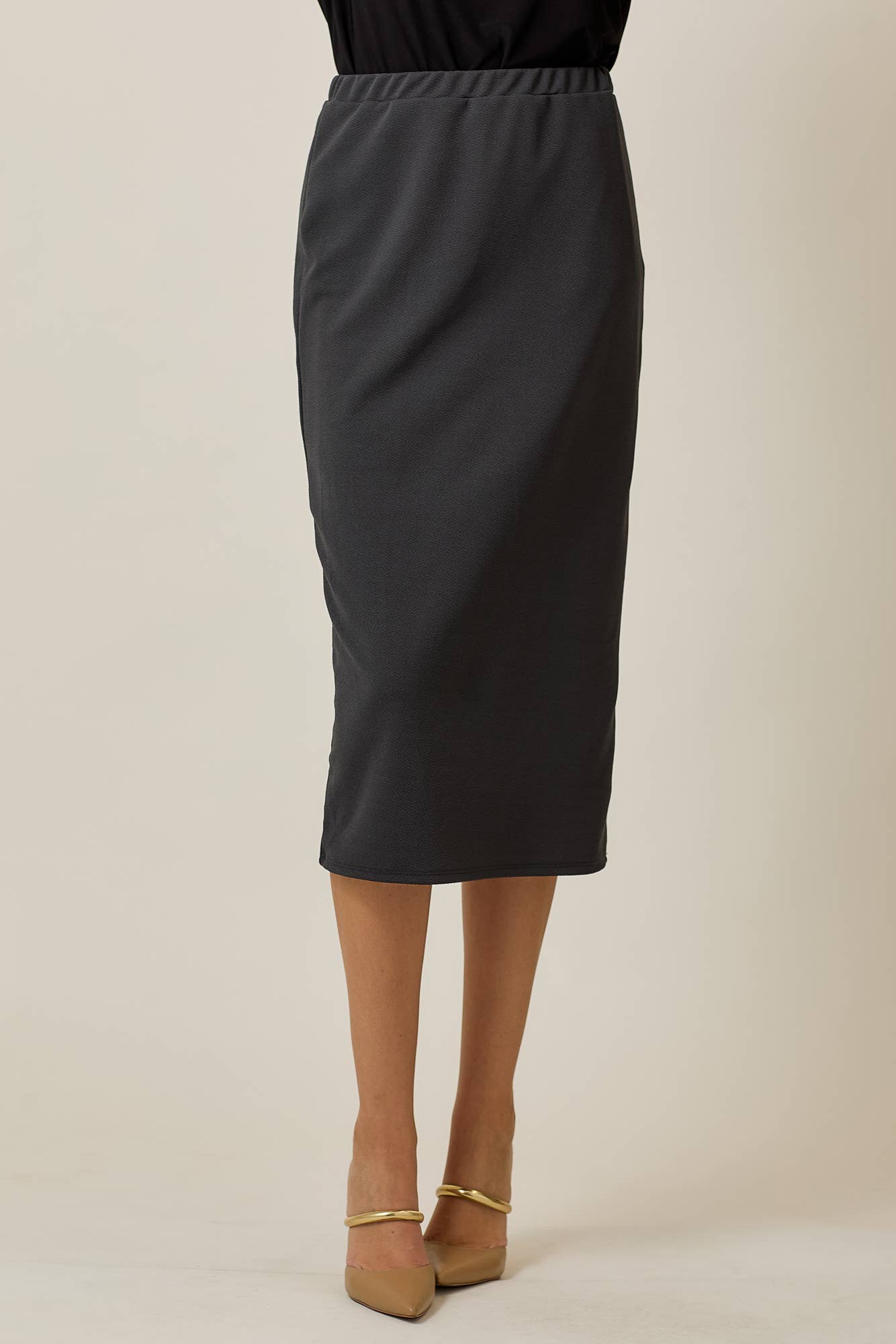 KNEE LENGTH PENCIL SKIRT -MODEST 31-INCH  -CS33770