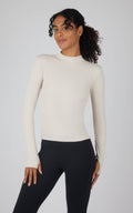 Women's Seamless Long Sleeve with Corset Details