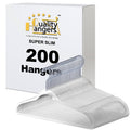 P250 - Clear Shirt Hangers Slim Heavy Duty - 200