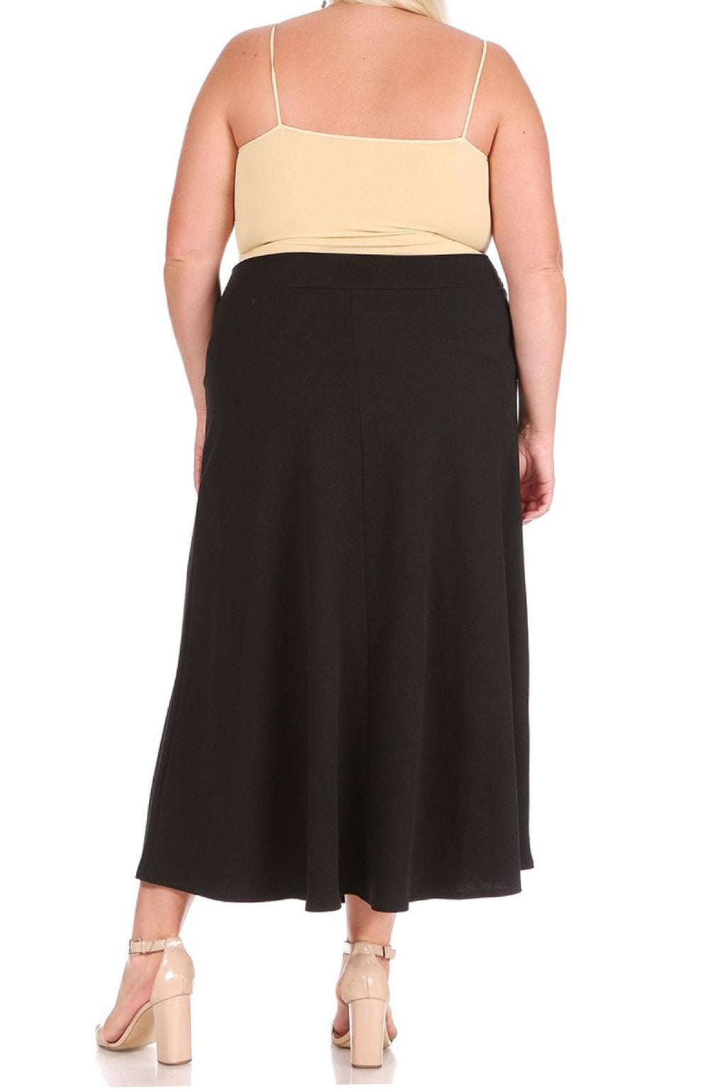 Women's Plus Size Flare A-line Long Skirt
