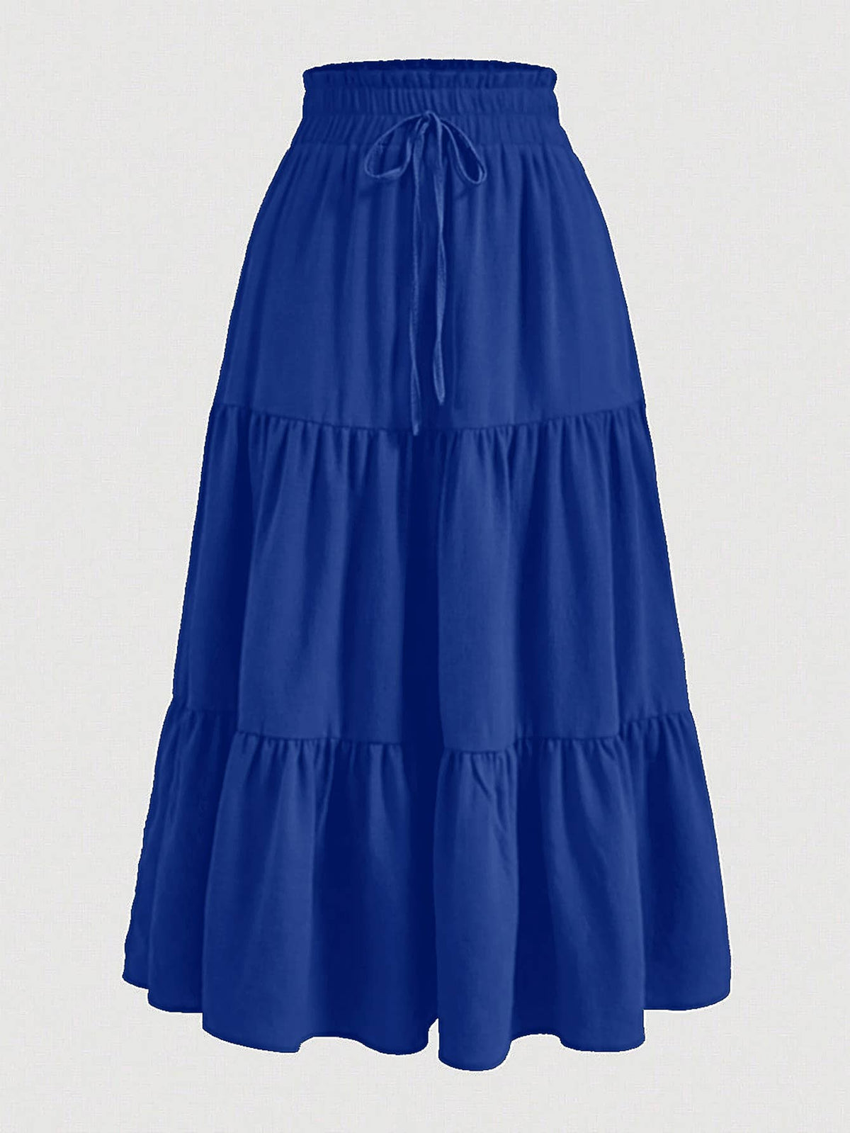Boho Floral high rise tiered maxi flare skirt - 11 colors