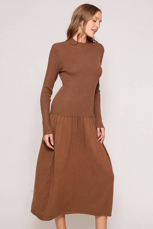 Flowy Knit Midi Dress