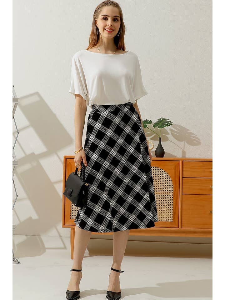 FLARE FLOUNCE A LINE MAXI LONG KNEE SKIRTS