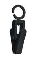 Black Plastic Swivel Clips - 2"H x 5/8”W - Pack of 50