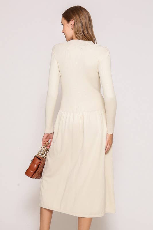 Flowy Knit Midi Dress