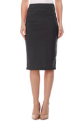 Women's Solid Basic Mid-Length casual Skirt