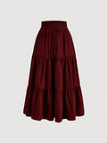 Boho Floral high rise tiered maxi flare skirt - 11 colors