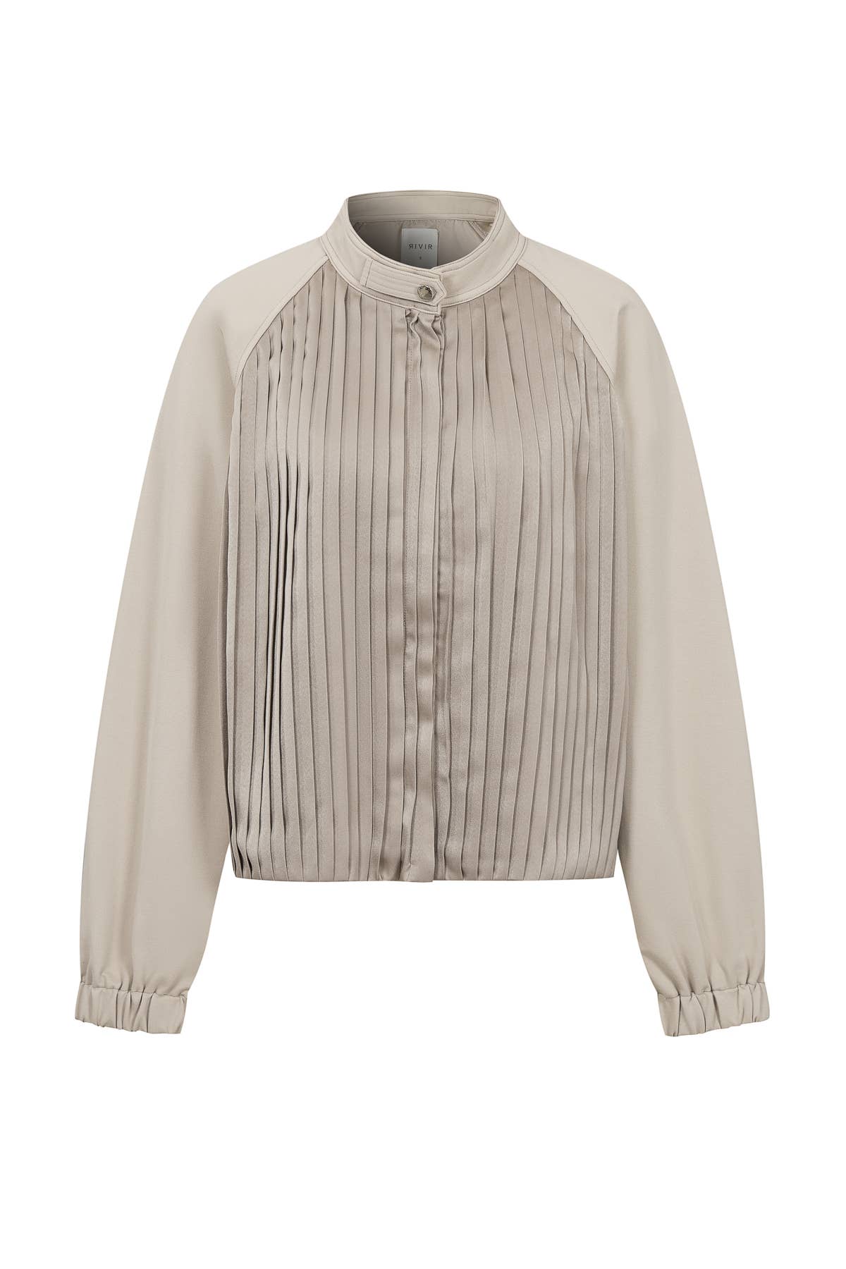 Pleated Zip Up Jacket