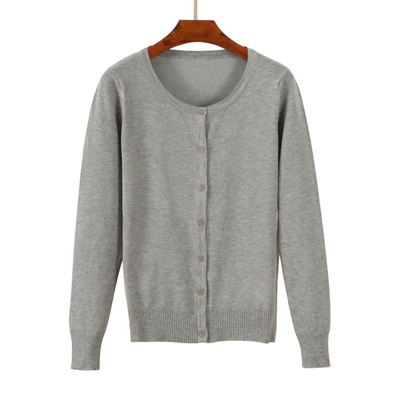 Knitted sweater cardigan jacket top