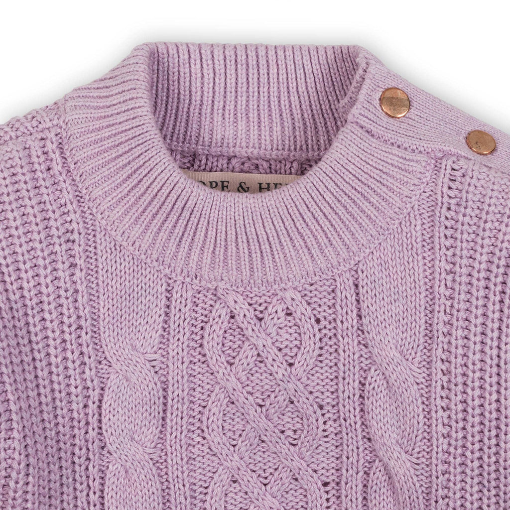 Organic Flutter Detail Sweater Dress