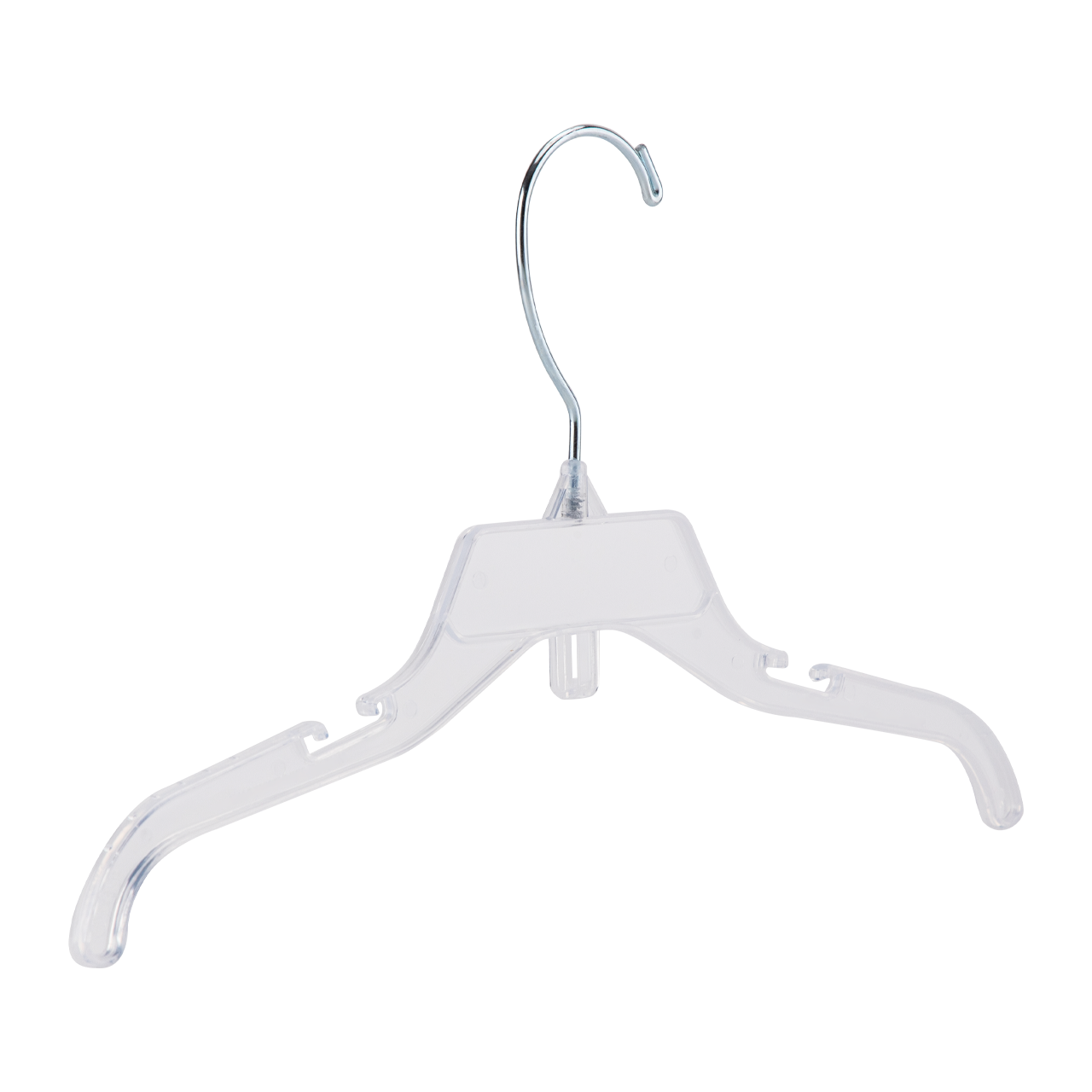 12" Break-Resistant Plastic Children's Dress Hangers