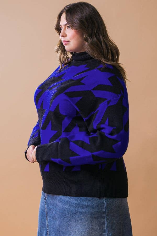 A PLUS SIZE SWEATER TOP-JSWP2597