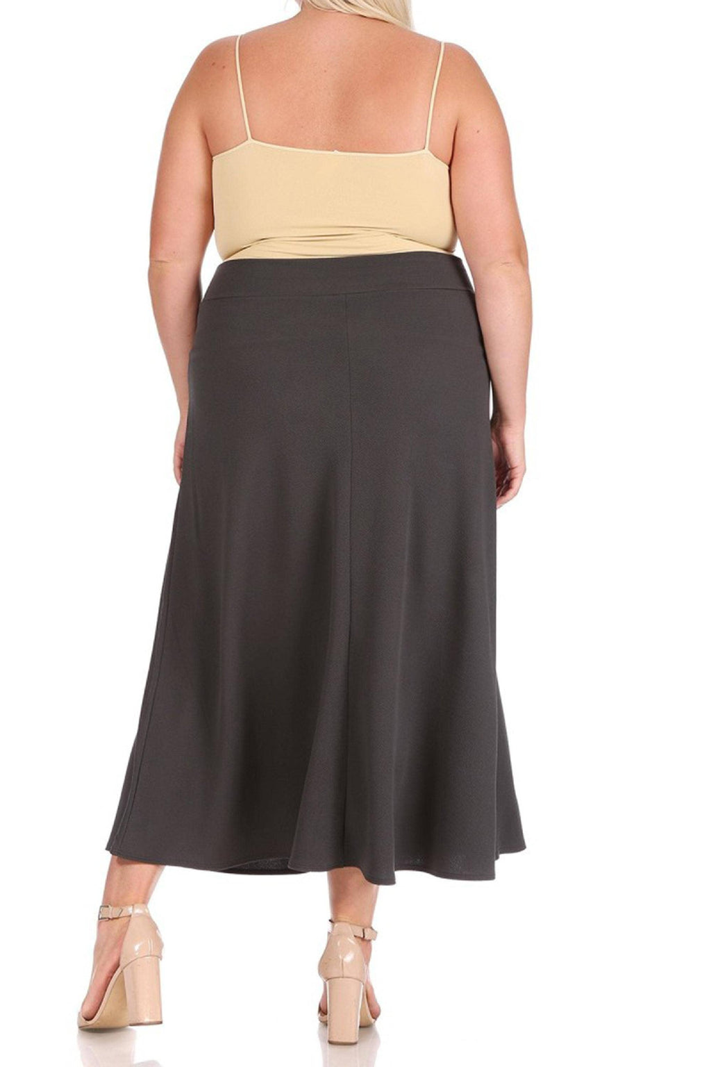 Women's Plus Size Flare A-line Long Skirt